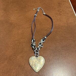 Silver Heart Pendant Necklace